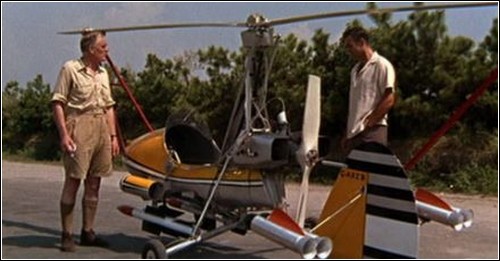 Миниатюрный вертолет Джеймса Бонда.