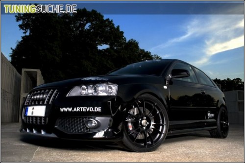 Audi S3 Evo от Artevo - стиль и грация черной кошки
