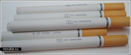 Сигареты-карандаши и спички-ластики