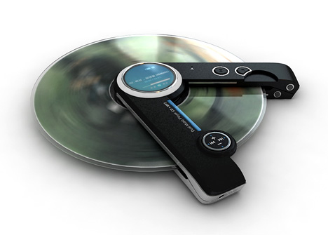 Портативный плеер, проигрывающий и mp3 и компакт-диски