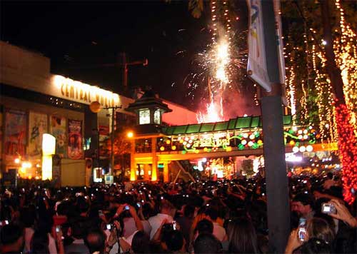 Празднование Нового Года в Бангкоке