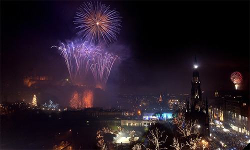 Празднование Нового Года в Эдинбурге