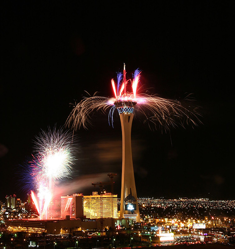 Празднование Нового Года в Лас Вегасе