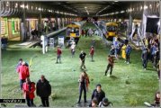Медиа-дизайн: Зеленый луг на железнодорожном вокзале